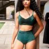 Lunalae Lana Top - Emerald Velvet All Pole Wear