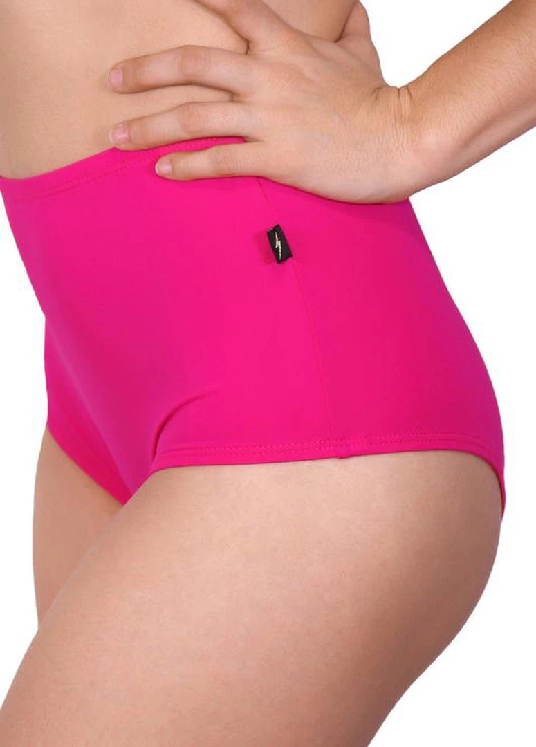 Cleo The Hurricane Essential High Waisted Shorts - Flamingo Pink 3 Cleo The Hurricane Essential High Waisted Shorts - Flamingo Pink
