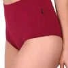 Cleo The Hurricane Essential High Waisted Shorts - Merlot All Pole Wear