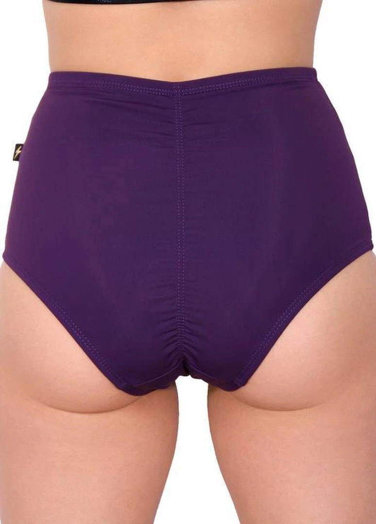 Cleo The Hurricane Essential High Waisted Shorts - Purple Smoke All Pole Wear 2 Cleo The Hurricane Essential High Waisted Shorts - Purple Smoke All Pole Wear