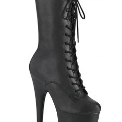 Pleaser USA Flamingo-1050WR 8inch Pleaser Boots - Matte Black