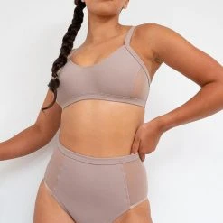 Lunalae Gigi Top - Recycled Mocha All Pole Wear