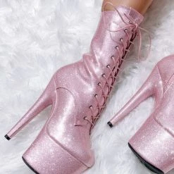 Hella Heels The Glitterati 7inch Boots - Sugarbaby