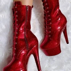 Hella Heels The Glitterati 7inch Boots - Kansass 10 Hella Heels The Glitterati 7inch Boots - Kansass