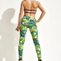 All Pole Wear Shark Polewear Classic Leggings - Green Fern