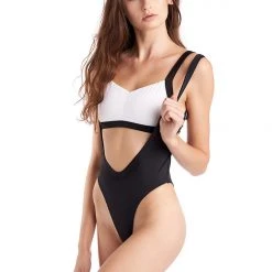 Hamade Activewear High Cut Sling Bottoms - Black All Pole Wear