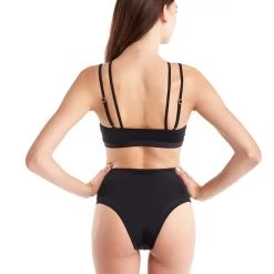 Hamade Activewear O-Ring Top - Black