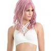 Poledancerka X-Front Top - Ivory White All Pole Wear