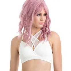 Poledancerka X-Front Top - Ivory White All Pole Wear