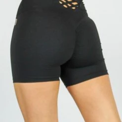 All Pole Wear Olra Activewear Signature Biker Shorts - Black