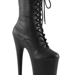 Pleaser USA Infinity-1020 9inch Pleaser Boots - Matte Black