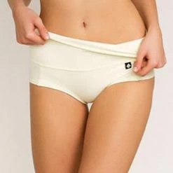 Poledancerka High-Low Brazil Shorts - Ivory 6 Poledancerka High-Low Brazil Shorts - Ivory