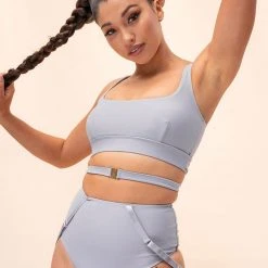 Lunalae Kehlani High Waist Bottoms - Recycled Grey