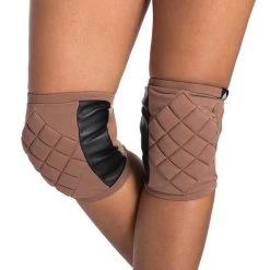 Accessories Poledancerka Grippy Kneepads - Nude 02 (with Pocket)