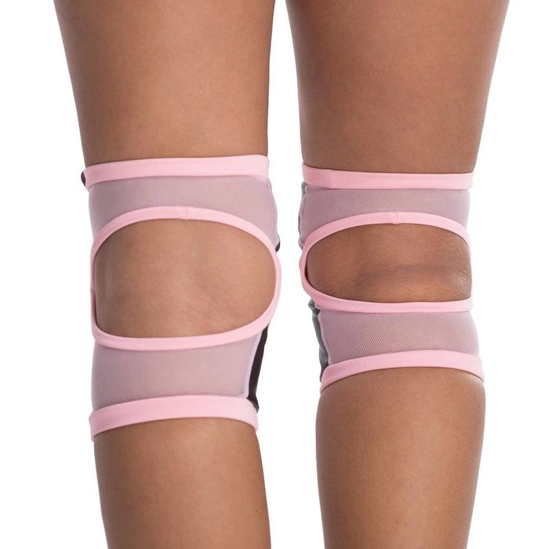 Poledancerka Grippy Kneepads - Baby Pink (with Pocket) 3 Poledancerka Grippy Kneepads - Baby Pink (with Pocket)