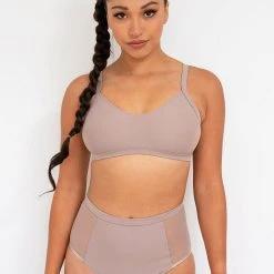 Lunalae Gigi Top - Recycled Mocha All Pole Wear