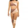 All Pole Wear Poledancerka Movement High-Low Shorts - Powder 00/Nude 02