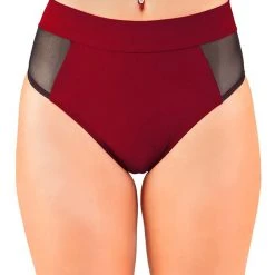 Dragonfly Molly Shorts - Burgundy Mesh