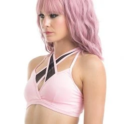 Poledancerka X-Front Top - Baby Pink All Pole Wear 6 Poledancerka X-Front Top - Baby Pink All Pole Wear