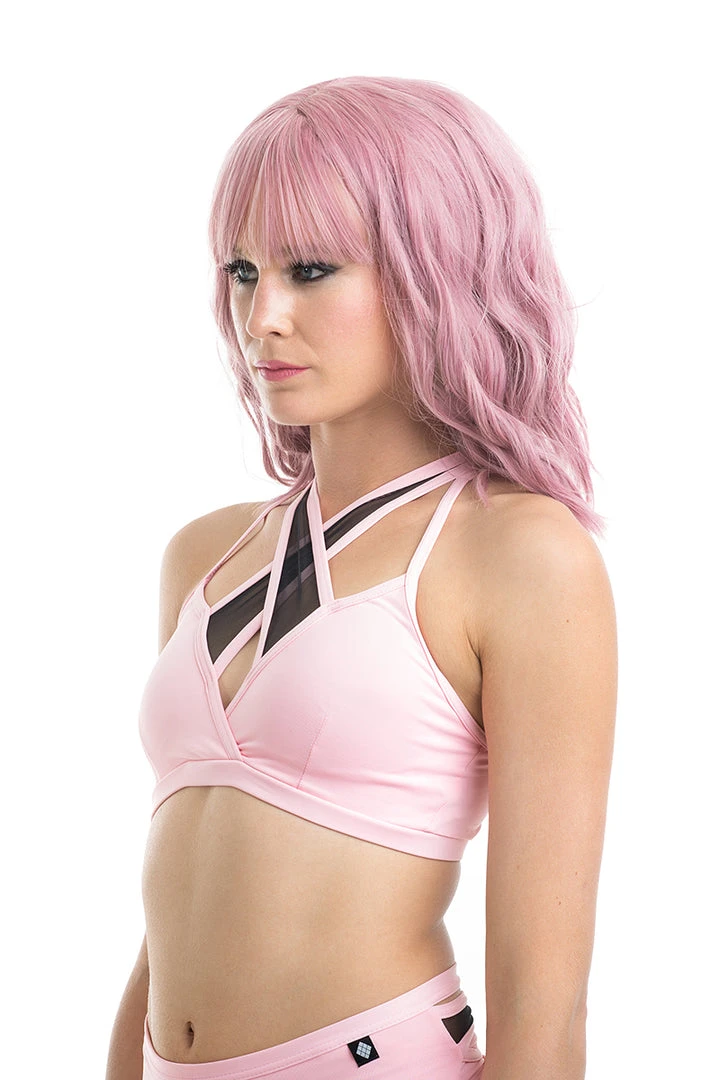 Poledancerka X-Front Top - Baby Pink All Pole Wear 3 Poledancerka X-Front Top - Baby Pink All Pole Wear