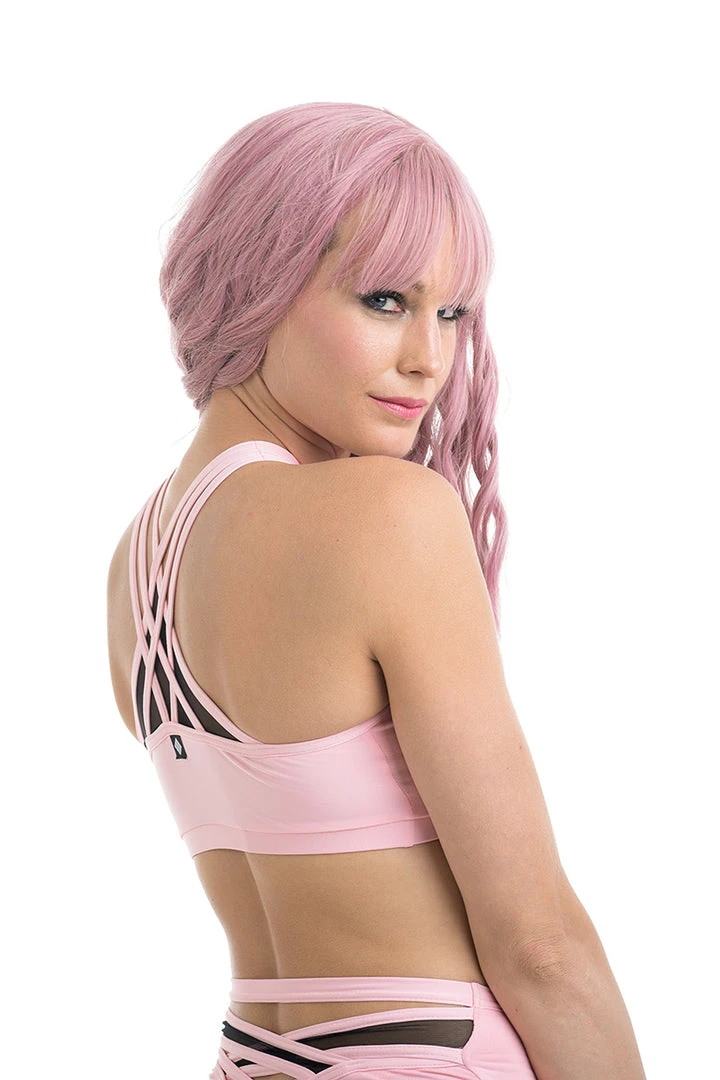 Poledancerka X-Front Top - Baby Pink All Pole Wear 4 Poledancerka X-Front Top - Baby Pink All Pole Wear
