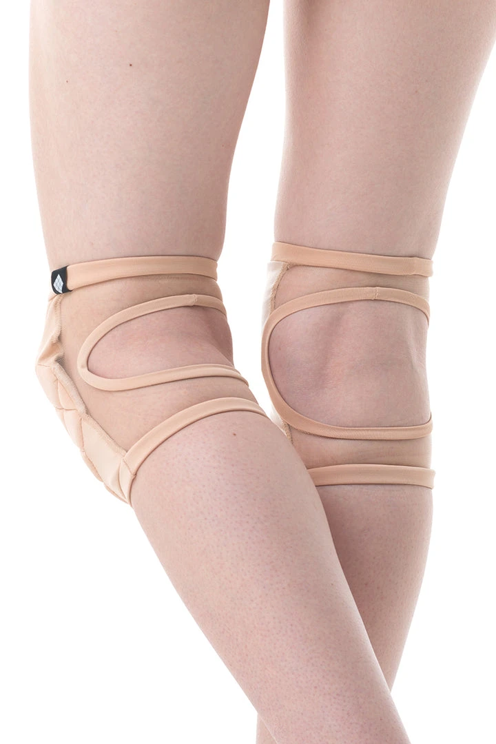 Poledancerka Grippy Kneepads - Powder 00 (with Pocket) 2 Poledancerka Grippy Kneepads - Powder 00 (with Pocket)