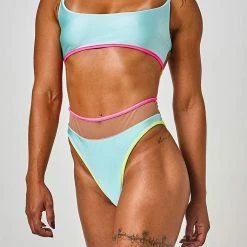 Rolling Vento Neon Reversible Top - Blue/Rosé All Pole Wear 15 Rolling Vento Neon Reversible Top - Blue/Rosé All Pole Wear