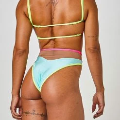 Rolling Vento Neon Reversible Bottoms - Blue/Rosé All Pole Wear