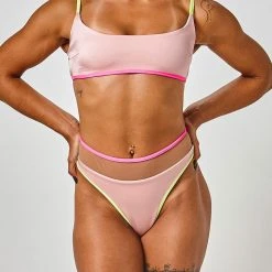 Rolling Vento Neon Reversible Bottoms - Blue/Rosé All Pole Wear