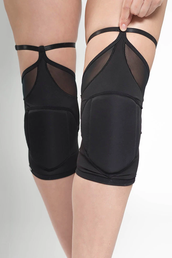 Queen Accessories Most Loved Queen Kneepads - Black Fire 1 Queen Accessories Most Loved Queen Kneepads - Black Fire