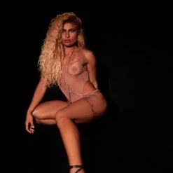 New In Rolling Astral Bottom Garter Chain - Crystal 8 New In Rolling Astral Bottom Garter Chain - Crystal