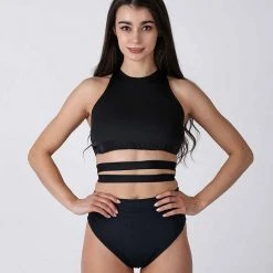 REV ACTIV Second Skin Top - Black All Pole Wear