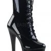 Pleaser USA Sky-1020 7inch Pleaser Boots - Patent Black