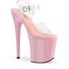Pleaser USA Flamingo-808 8inch Pleasers - Baby Pink New In