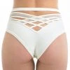 Poledancerka X High Leg Shorts - Ivory White All Pole Wear