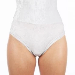 Dragonfly Betty High-Waisted Shorts - Velvet Silver