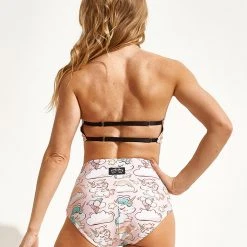 Shark Polewear High Waist Shorts - Unicorns