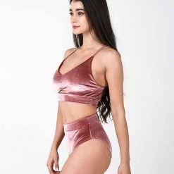 REV ACTIV Gap Top - Pink Velvet All Pole Wear