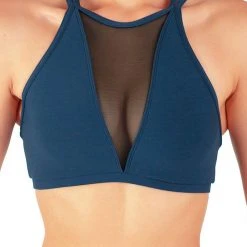 Dragonfly Victoria Sports Bra - Petrol Mesh All Pole Wear
