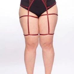 Queen Accessories Queen Garter Belt - Cherry Shine