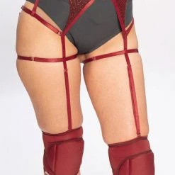 Queen Accessories Queen Garter Belt - Cherry Shine