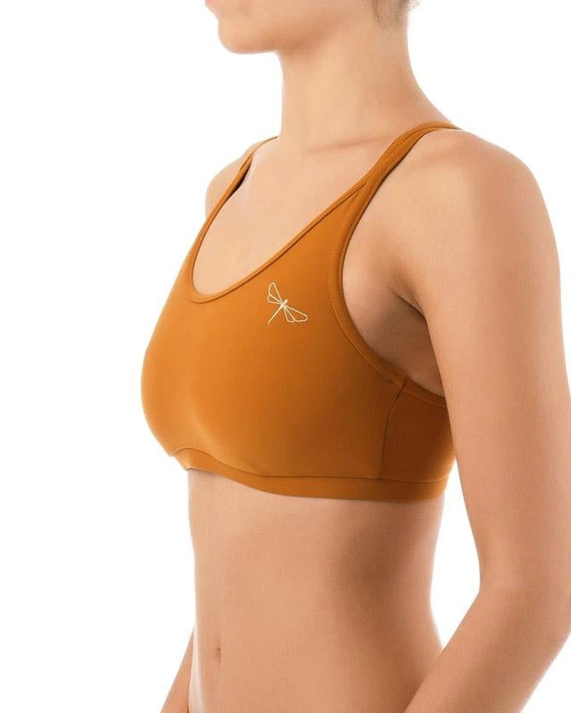 All Pole Wear Dragonfly Nicole Top - Mustard 1 All Pole Wear Dragonfly Nicole Top - Mustard