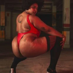 Rolling Wild Bodysuit - Red All Pole Wear