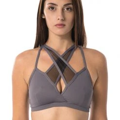 Poledancerka X-Front Top - Grey