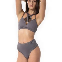 Poledancerka X-Front Top - Grey